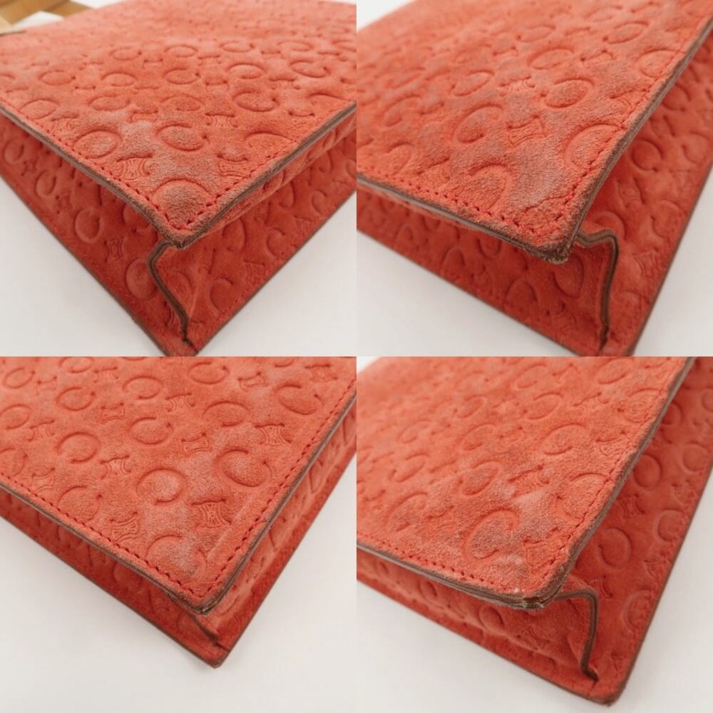 💎✨Beautiful✨💎Authentic CELINE C Macadam Suede Leather Tote Bag Hand Bag - Picture 9 of 16